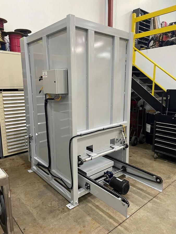Used Pallet Dispenser - Pallet Hopper - Pallet Feeder