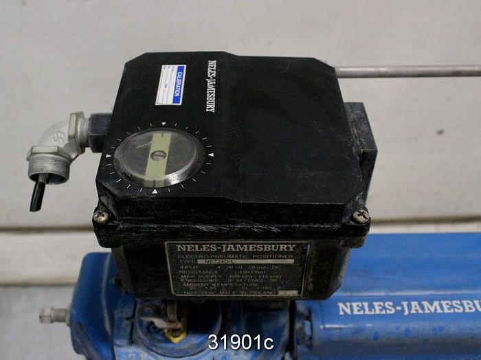 Used Neles Jamesbury R21C A06 CCJA 6" V-Ball Control Valve #31901