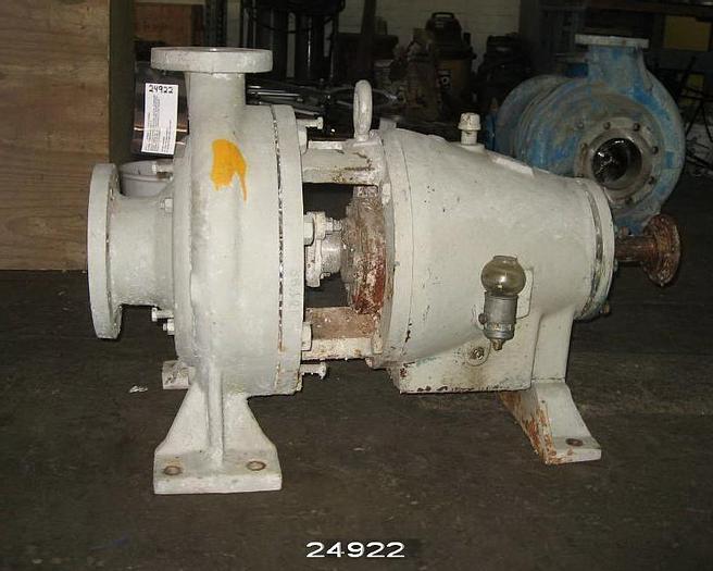 Used Goulds 3175 Goulds 3175, 3X6X14, Back Pullout, 12" 2-Vane Stainless Steel Impeller, Stainless Steel Stuffing Box, Stainless Steel Suction Side Plate, Packing #24922