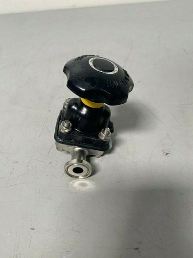 Used Crane-Saunders 4-77696-3-1 Stainless Steel .5" Diaphragm Valve