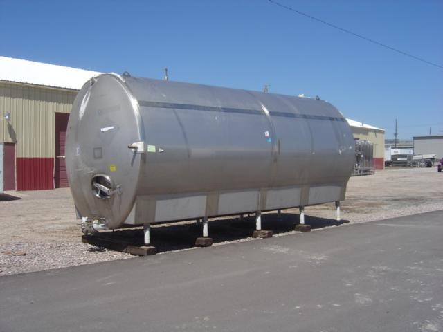 Usado 10,000 GAL, JACKETED STORAGE TANK
