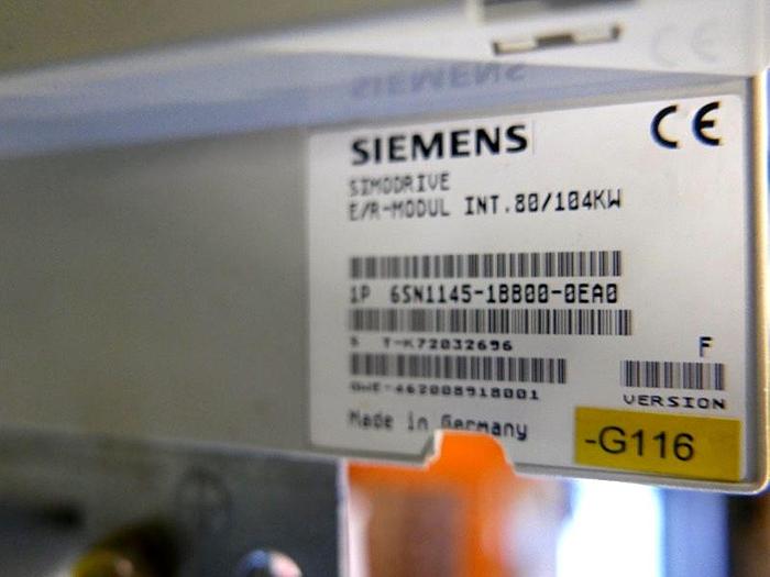 Gebraucht SIEMENS SIMODRIVE 611 E/R-MODUL INT. 80/104KW