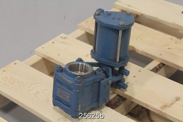 Used Neles Jamesbury 2 4Z 3600 TT 2" Air Operated Ball Valve, CF8M Body #25625