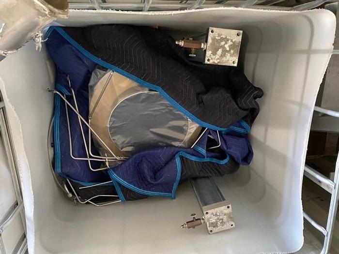 Used 30 CU. FT. GEMCOMATIC SLANT CONE BLENDER WITH DRUM LIFT - S/S