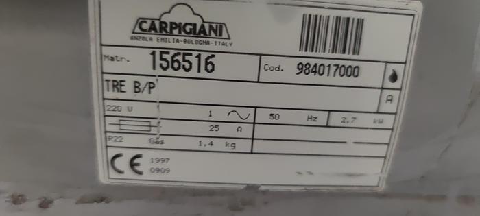 Used Carpigiani TRE b/p ice-cream machine