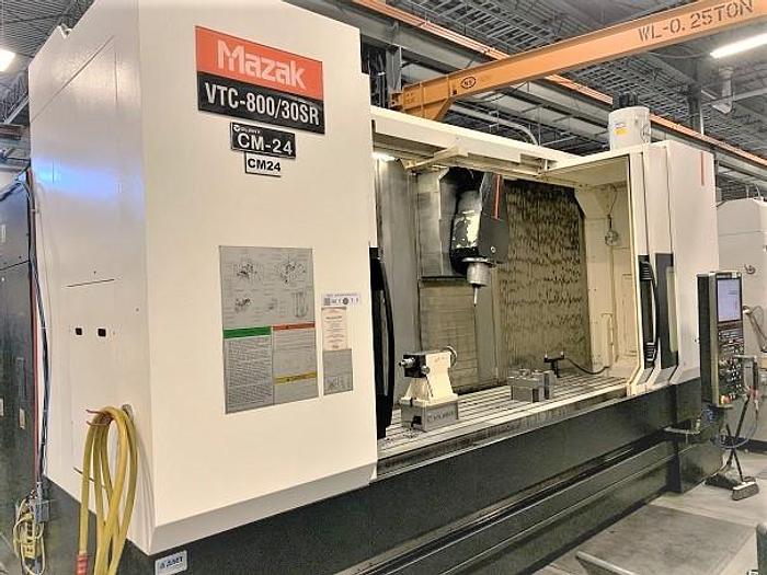 Used 2012 Mazak VTC800/30-SR 5 Axis
