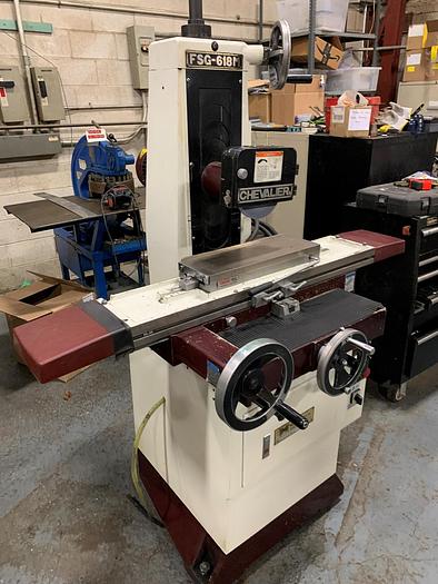 Used 6" X 18", CHEVALIER, FSG-618M, MANUAL SURFACE GRINDER