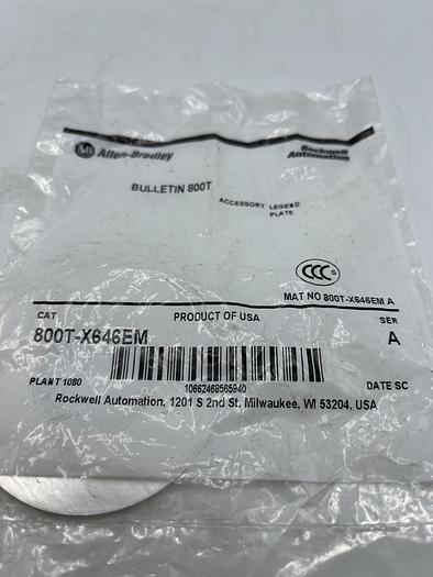 AB ALLEN BRADLEY 800T-X646EM