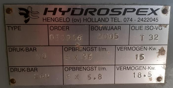 Usado Central HYDROPEX com macacos de elevação de 250 ton