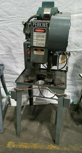 Used 3 Ton Perkins Stamping Punch Press Model 3-C Stamp Bend Forge Metal 115V