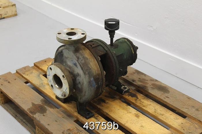 Used Goulds 3196 2x3x10 Pump, Stainless Steel Casing #43759