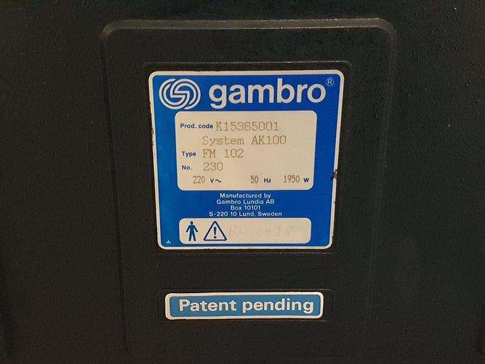 Gebraucht GAMBRO System AK100 Dialysegerät