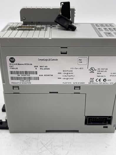 Used Allen-Bradley 1768-L43 Ser B 