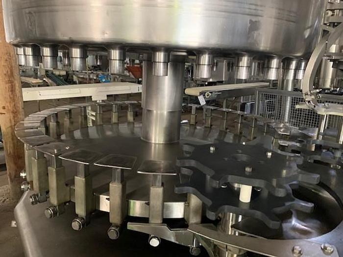 Used Federal 32-Valve Rotary Stainless Steel Filler