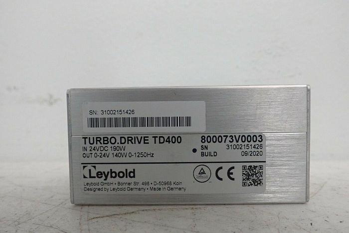 Used Leybold TD 400 Turbo.Drive Controller 800073V0003 TD400