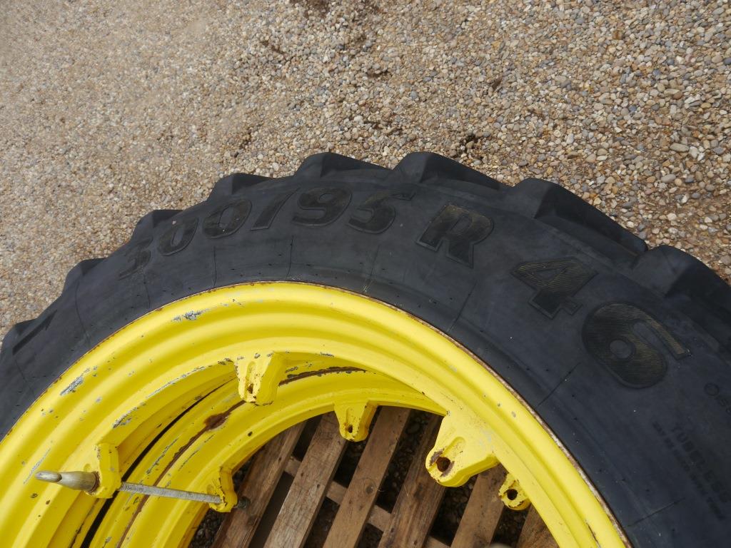 Used Pirelli 300/95 R46 Row Crop Wheels and Tyres
