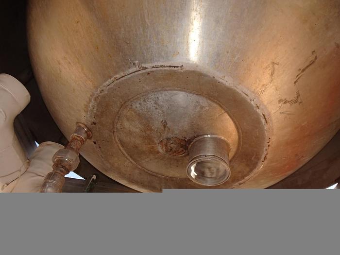 Used Kettle, 300 Gallon, S/st, Jkt, Dbl Agit, JC Pardo #S743096