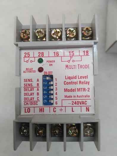 Relay für Flüssigkeitsstandskontrolle MTR 2, Multitrode, neu