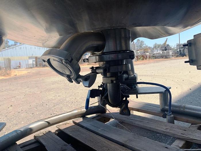 Used Tank, 53 Gallon, 316L Stainless Steel, 45 PSI, Precision Stainless #S743975