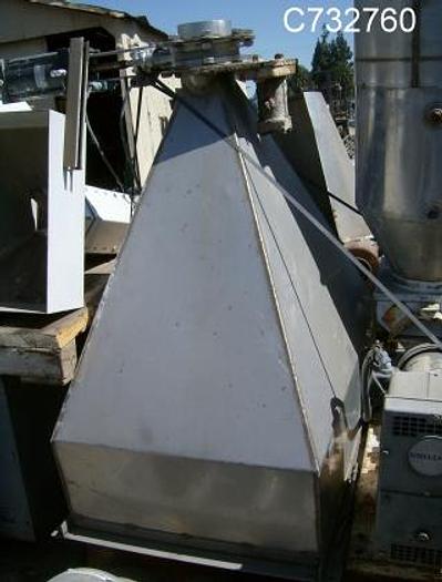 Used Hopper, 11 CF, S/st, 45" x 30" x 46" #C732760