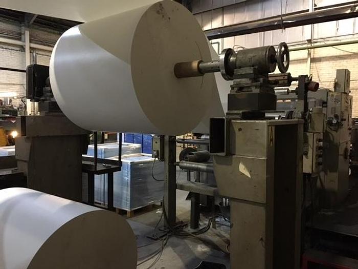 Used 55" (1.40M) SHM SHEETER FOUR UNWIND STANDS MAX 600 GSM