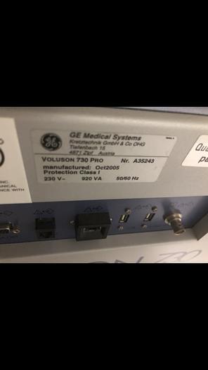D'occasion GE Voluson 730 Pro V Ultraschallsystem mit 3 Sonden, Sony Printer