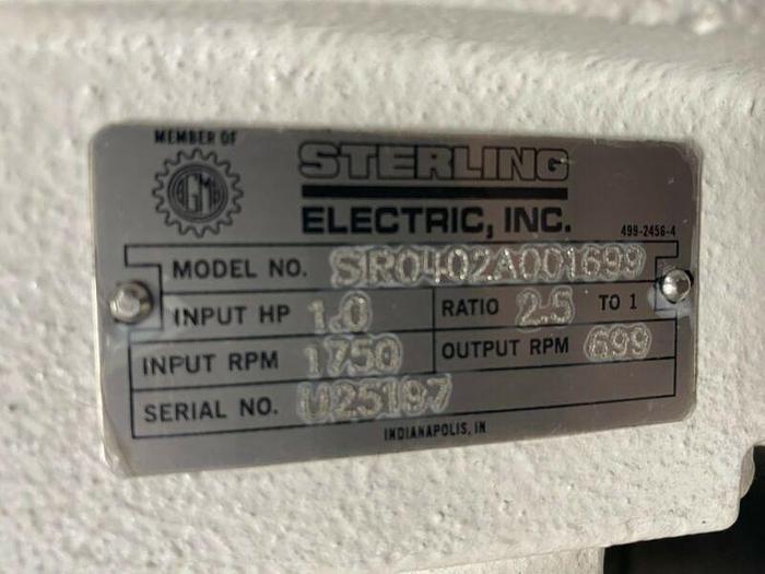 Used Alfa Laval SRU1 Rotary Lobe Pump on a SS Skid w/ Sterling 1HP Motor & Controller