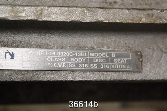 Used Velan 10" Hand Operated Knife Gate Valve #36614