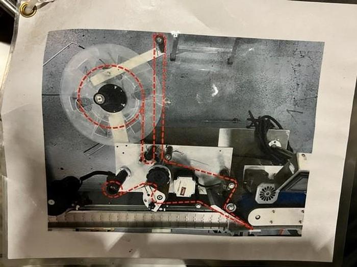 Used Labeler, Pressure Sensitive, American Packaging, Mdl ALM-Twister #S744564