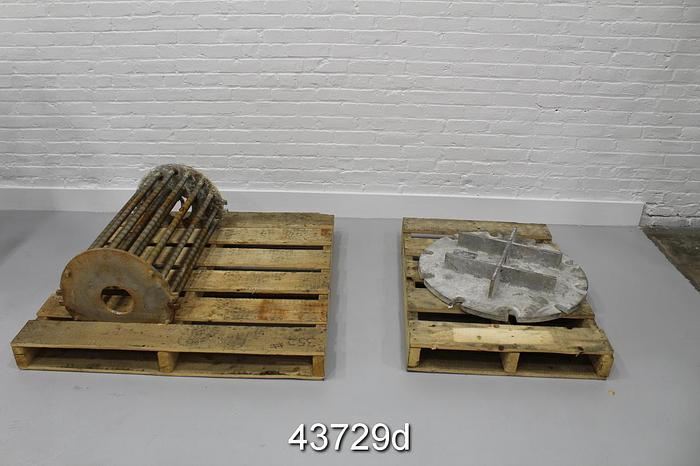 Used Eriez Magnetic Trap, 14x14, 15 Magnetic Tubes #43729