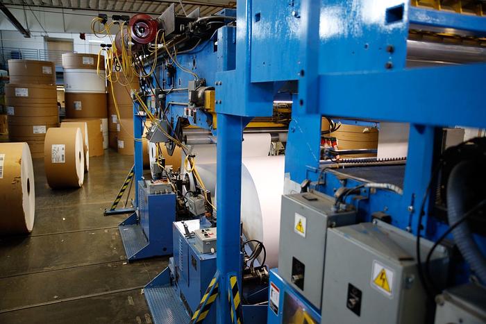 Used 59" (1.49M) MARQUIP SERIES 50L SHEETRUNNER PRECISION DUAL ROTARY KNIFE SHEETER