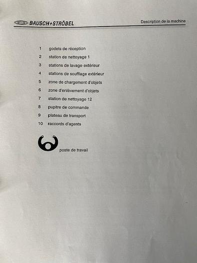 Used Laveuse BAUSH and STROEBEL FAW 500