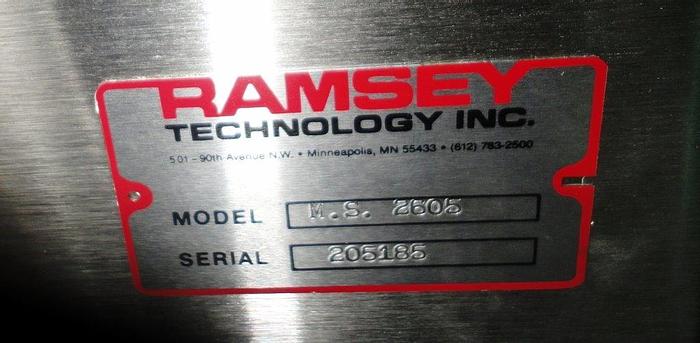 Used Detector, Metal, 20" x 5", Ramsey Icore, S/st (2) #S741581