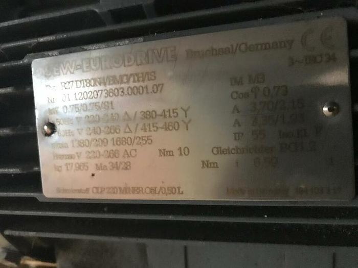 Gebraucht TRANSNORM Gurtförderer, Steigförderer, Förderband 7,1 Meter 1100