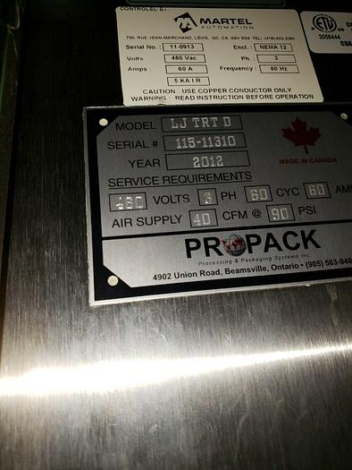 Used 2012 ABB FLEXPICKER CASE PACKER, PICK AND PLACE ROBOTS PROPACK