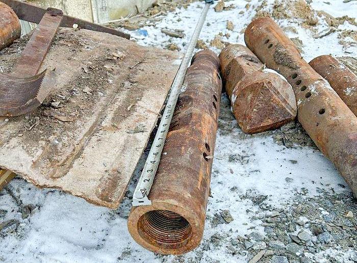 Used 2-1/4" X 3-1/4" Cable Tool Rope Socket, Conventional "Prosser" Style Complete With Fishing Neck.