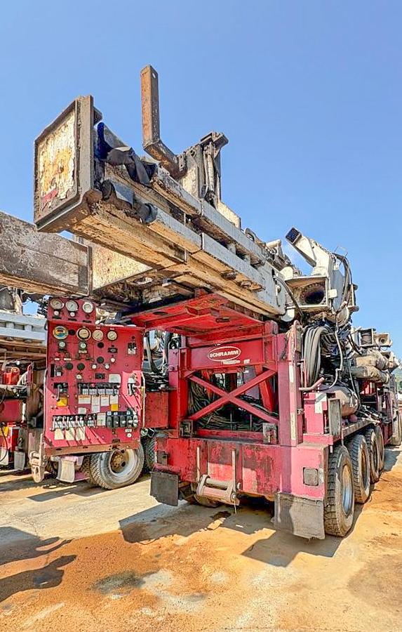 Used 2008 Schramm T200XD Deep Water / Oil & Gas Energy Drill Rig.