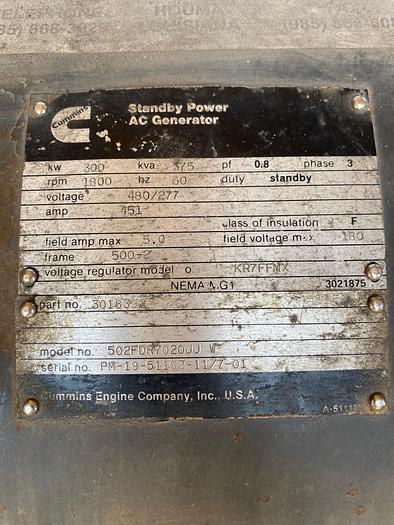 Used Cummins GL855-G2 6 Cylinder Diesel Engine