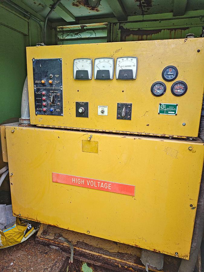 Used Caterpillar powered 500 KW Kato generator