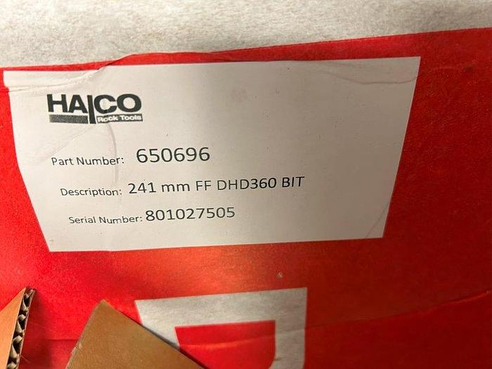 Used Halco (Strickforce6) IR DHD 360 Shank 9-1/2” Head Hammer Bit