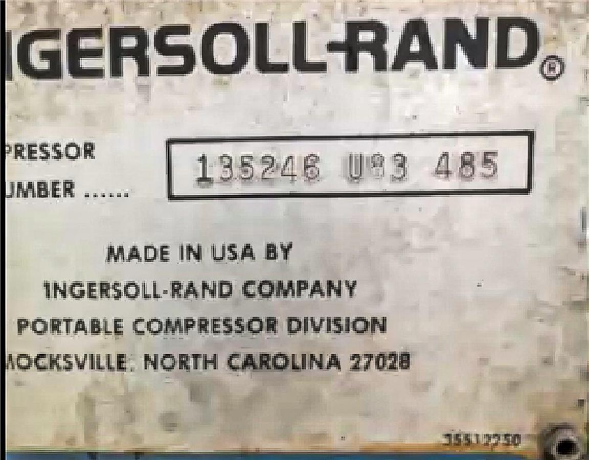 Used Ingersoll-Rand 750/250 Air Compressor