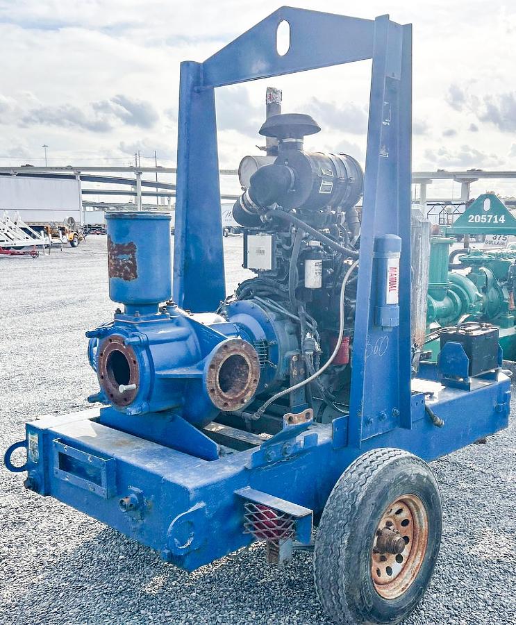 Used John Deere PAGD60-4045T PSO Trailer-Mounted Water Pump