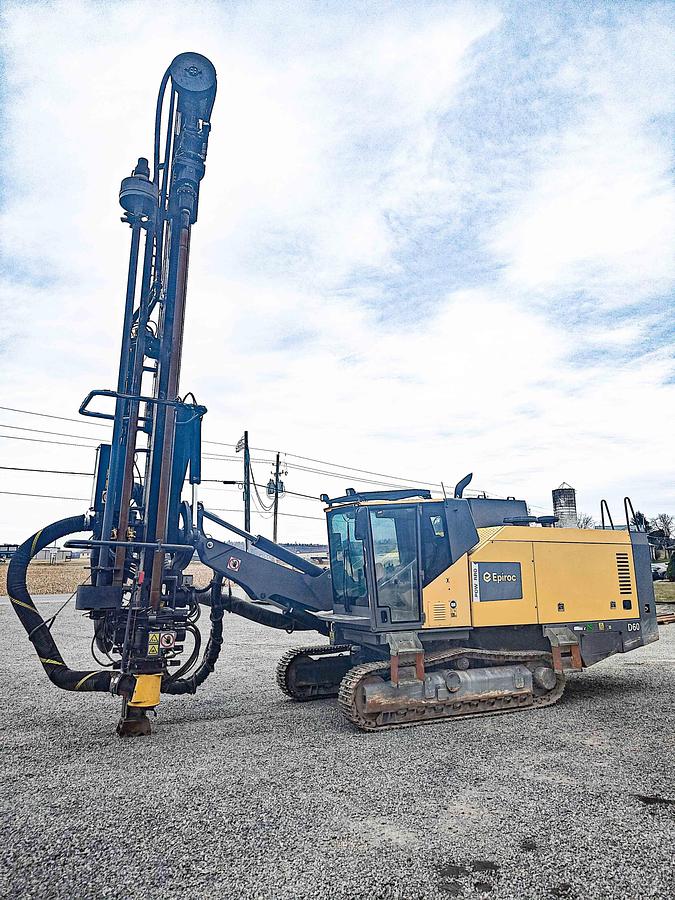 Used 2021 Epiroc (Atlas Copco) POWERROC D60 Hydraulic Crawler Drill