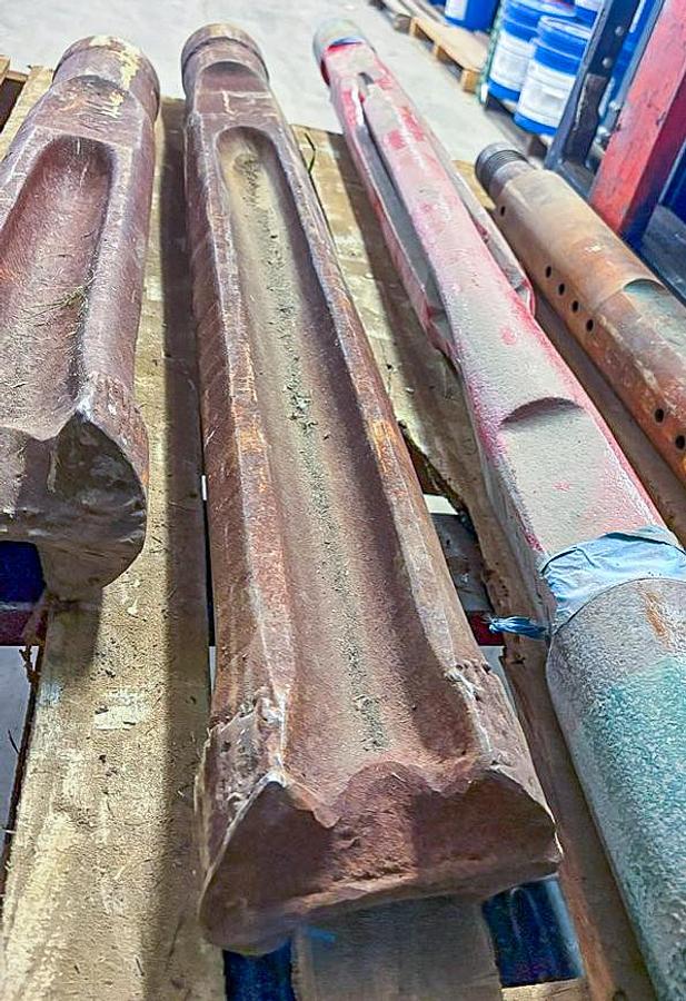 Used 5-3/4" Chisel Bit for Cable Tool Well Drilling