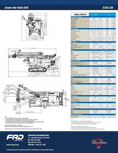 2025 Furukawa DCRL130 Rock Drill