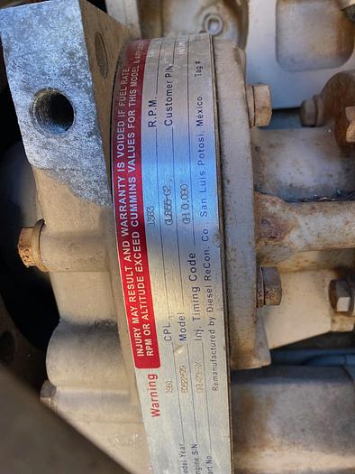 Used Cummins GL855-G2 6 Cylinder Diesel Engine