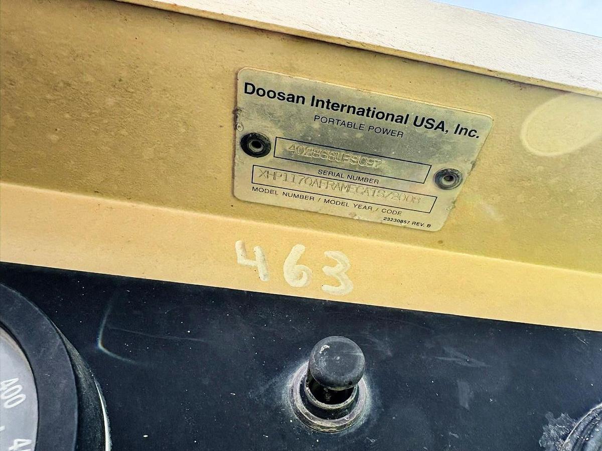 Used 2008 Ingersoll-Rand XHP1170A Skid-Mounted