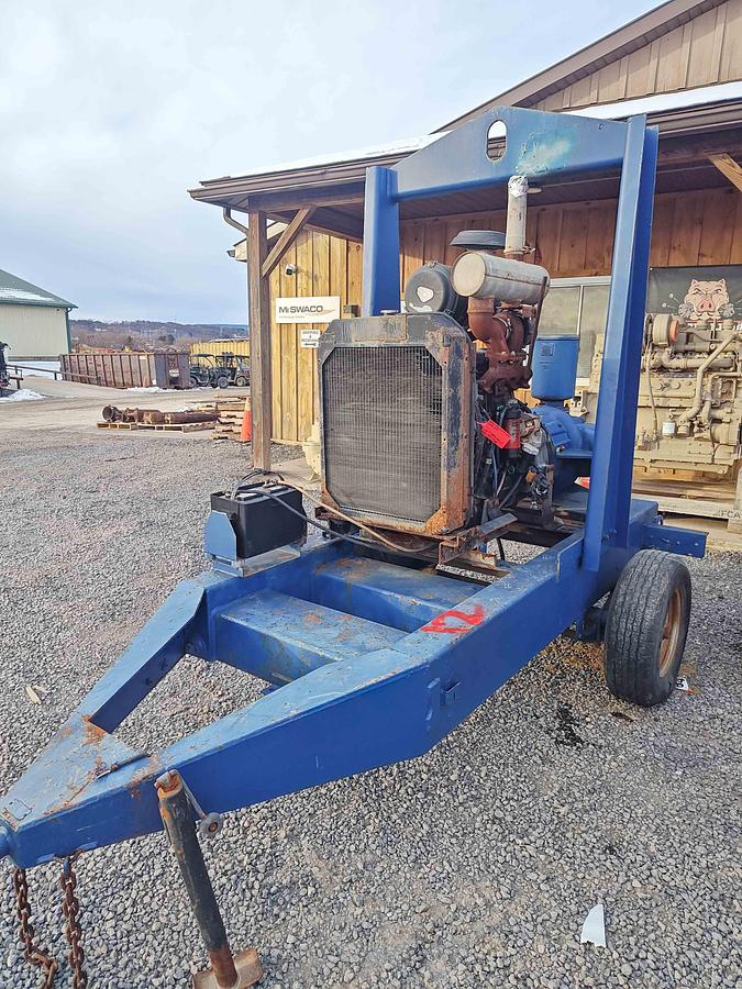 Used John Deere PAGD60-4045T PSO Trailer-Mounted Water Pump