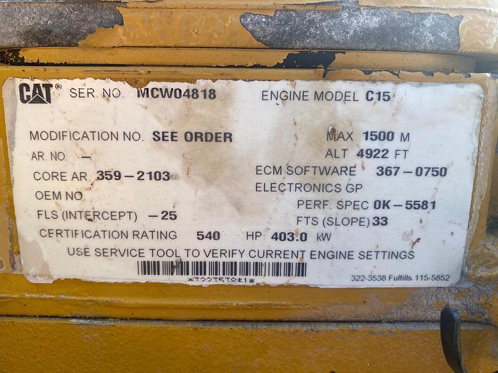 Used Caterpillar C15 Diesel Engine