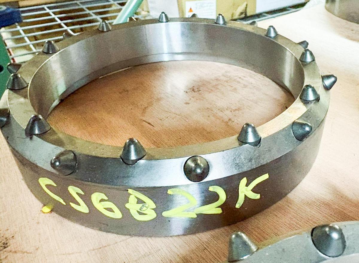 Used 6" Dual Rotary Shoe – 22 Ballistic Button Assembly